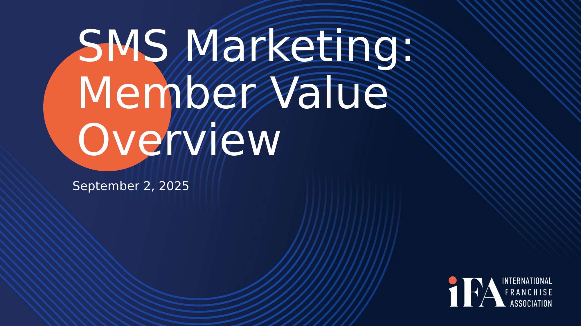 SMS marketing program